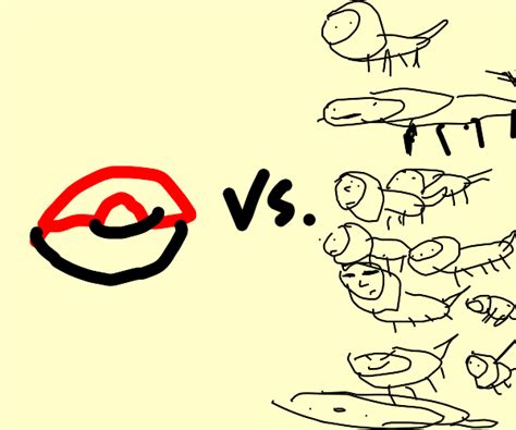 One Of Every Pokémon Vs One Billion Lions Drawception