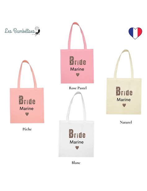 Tote Bag Personnalisé EVJF Léopard Les Bambetises