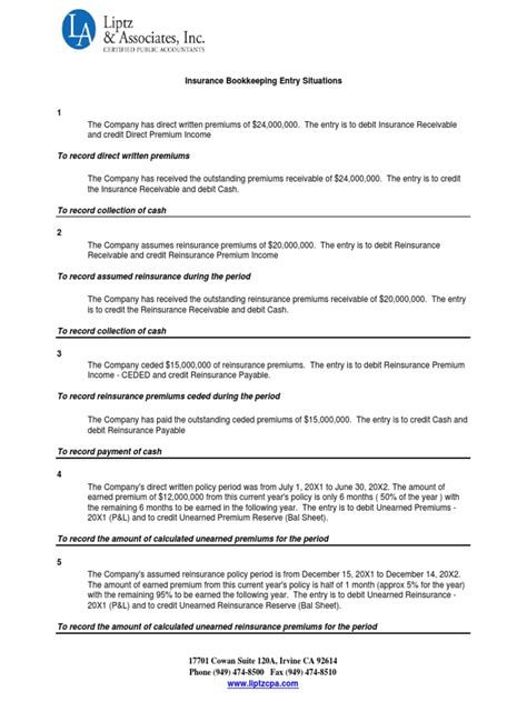 how to account for insurance proceeds