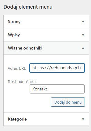 Jak Doda Stron Do Menu W Wordpress Webporady Pl