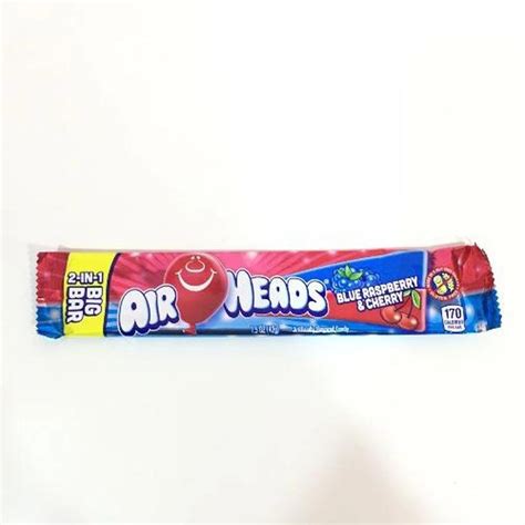 Airheads 2 In 1 Big Bar Blue Raspberry And Cherry 15oz Shopee Malaysia