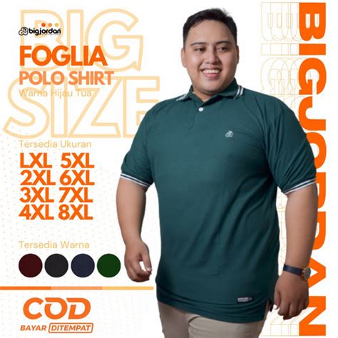 Jual Big Jordan Polo Jumbo Xxxl Xxxxl Kaos Kerah Terbaru Big Size Xl