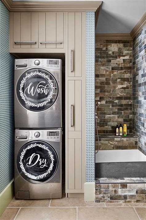 Wash And Dry Decals Laundry Room Decor Farmhouse Laundry Decor For