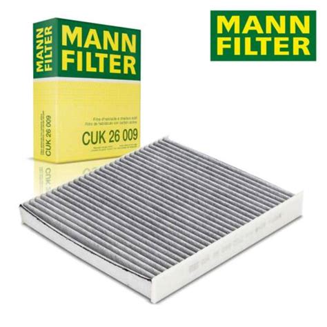 MANN FILTER CUK26009 INNENRAUMFILTER FÜR VW GOLF PASSAT TOURAN SKODA ...