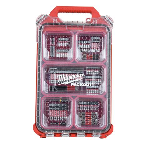 Milwaukee 48 32 4082 100 Piece Shockwave Impact Driver Bit Set With