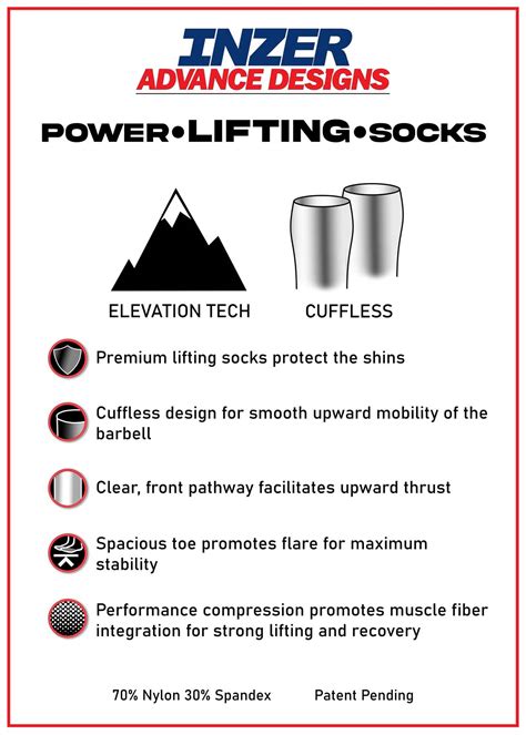 Inzer Power Deadlift Socks instantly increase powerlifting performance ...