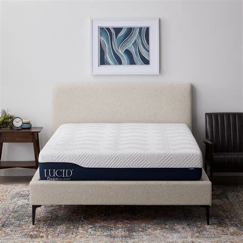 Best Buy Lucid Comfort Collection Inch Memory Foam Hybrid Mattress