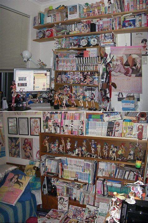 Manga Shelf Bookshelves Manga Shelf Salle De Geek Chambre Otaku