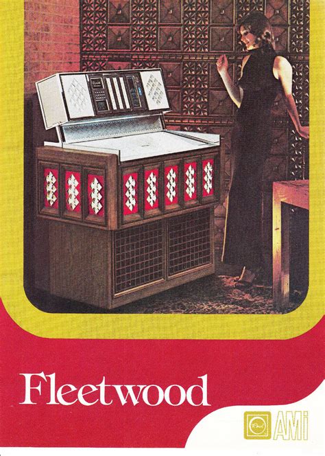 Rowe Rowe Ami R 80 Fleetwood 1976 Juke Box Jukebox Flyer Brochure Brand New Ebay