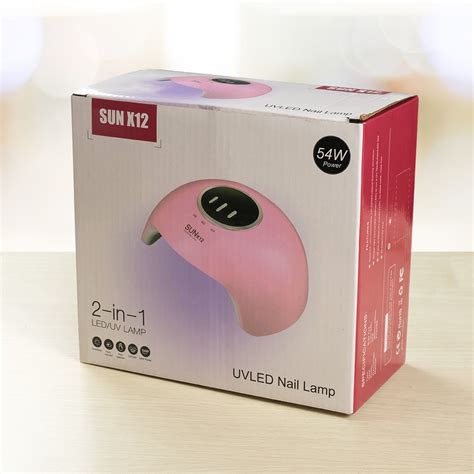 Biutte Co Sun Pengering Kutek Kuku Uv Led Nail Dryer W X Pink