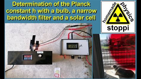 Determining The Planck Constant With A Solar Cell Plancksches