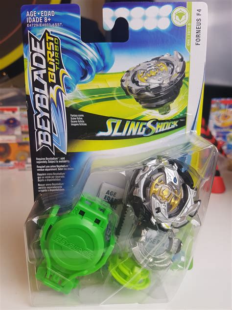 Forneus F4 Beyblade Burst Turbo Slingshock Hasbro Spintop Battle