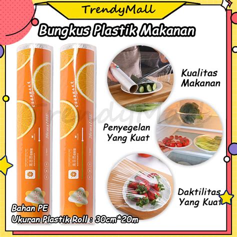 Jual Plastik Wrap Pembungkus Makanan 30cm X 20m Plastik Wrap Pembungkus