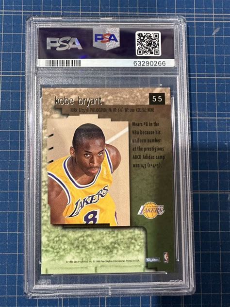 Yahoo Kobe Bryant Skybox Premium Rc Psa