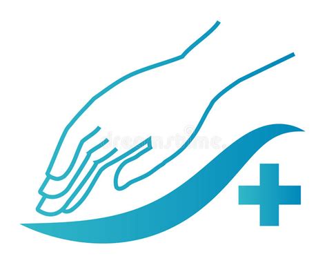 Logo Della Mano Di Terapia Di Massaggio