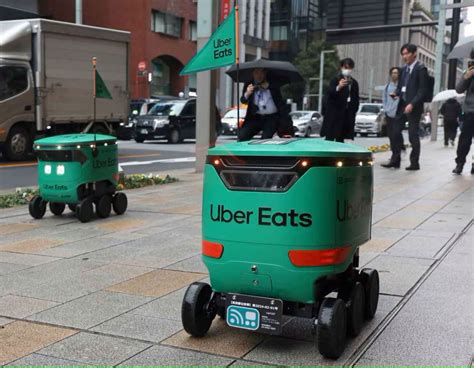 Uber Eats Robot Delivery Service Coming To Nihonbashi Area Japan Forward