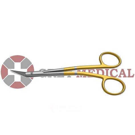 Giunta Angled Nasal Scissors Grey Medical