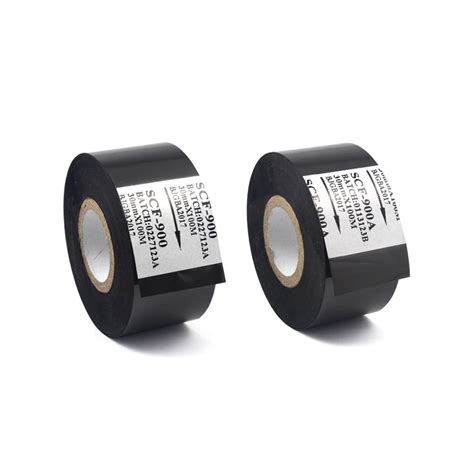 Mm X M Black Ribbon Roll For Hot Stamp Printer Coder On Packing Machine Printer Machine