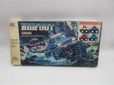 Bigfoot X X Complete Mb Board Game Milton Bradley Parker