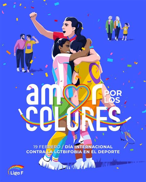 Amor por los colores, la campaña de la Liga F contra la la LGTBIfobia