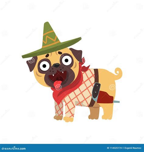 Dog With Sombrero Stock Illustration 41689225