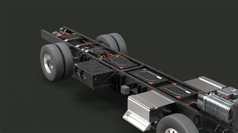 3d Full Electric Truck Chassis Model Turbosquid 2056170