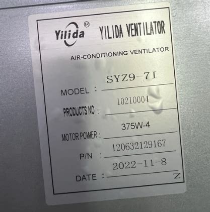 Blower Yilida Syz Aircon Indo Teknik