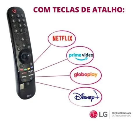 Controle LG Magic Remote Mr21ga P Tv 2021 Original C Nf à venda em