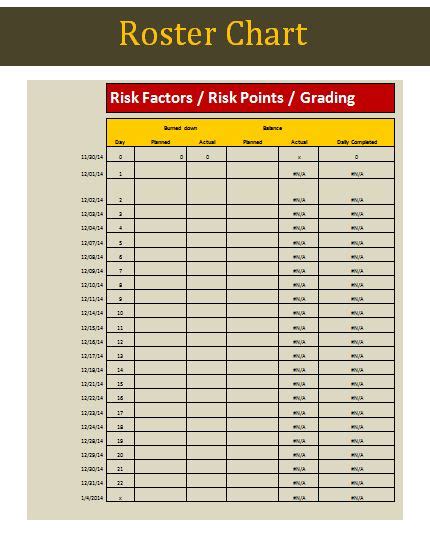 Football Depth Chart Template Excel Format Collection