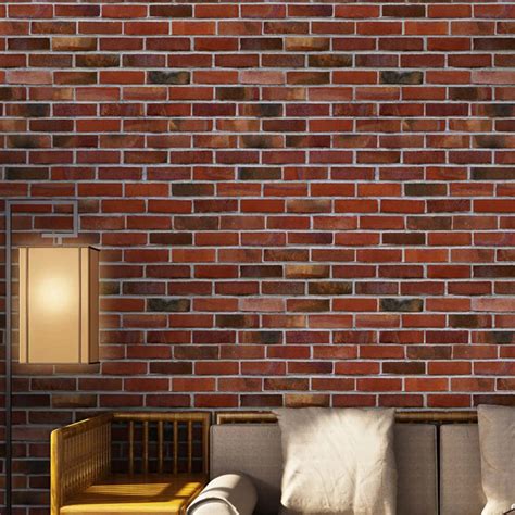 2019 New Simulation Brick Stone Rustic Effect Self Adhesive Wall