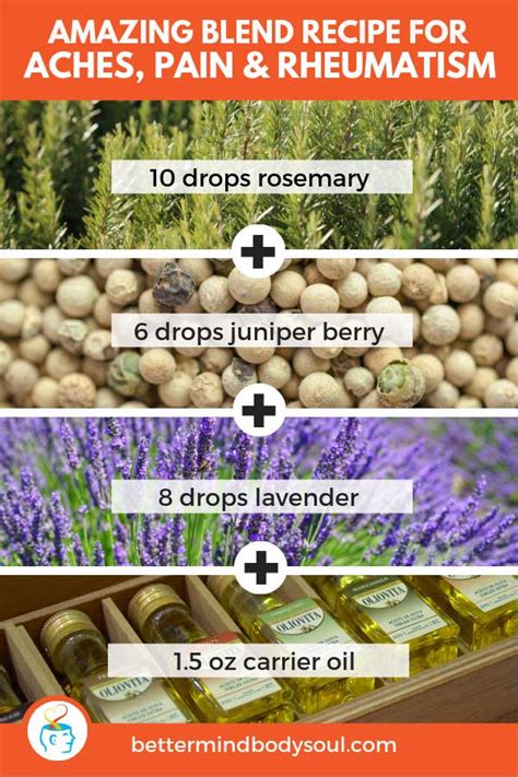 21 Essential Oil Recipes For Pain