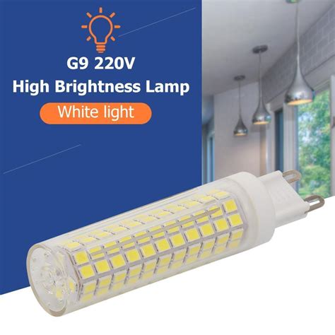 G9 LED Bulb 15W 1500LM SMD 2835 Dimmable Corn Light Ceramics Lamp 220V