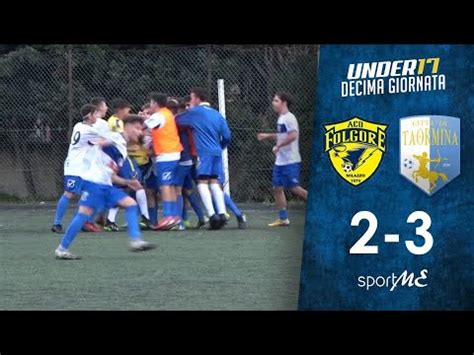 Under Folgore Milazzo Vs Citt Di Taormina Youtube