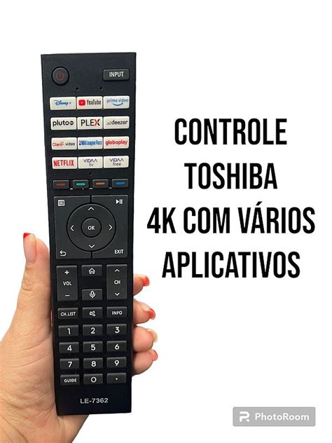 Controle Remoto Para Tv Smart Semp Toshiba Rm L Evaneletro