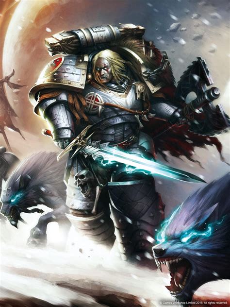 Leman Russ El Rey Lobo De Los Vilka Fenrica O Lobos Espaciales Warhammer Space Wolves The