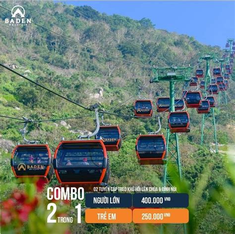Combo Siêu Tiết Kiệm Cực Hot Cực Chill Từ VÉ CÁP TREO NÚI BÀ ĐEN