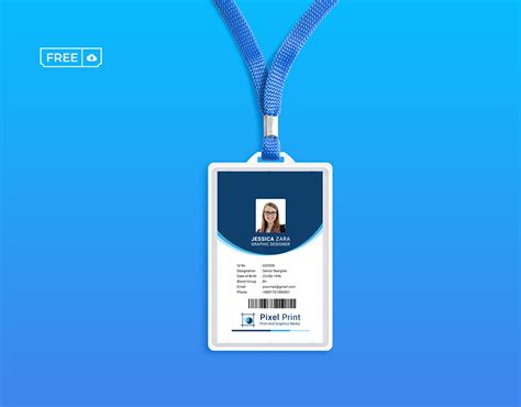 ID Card Template Free Download | Behance