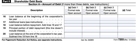 Irs Form 7203 Instructions