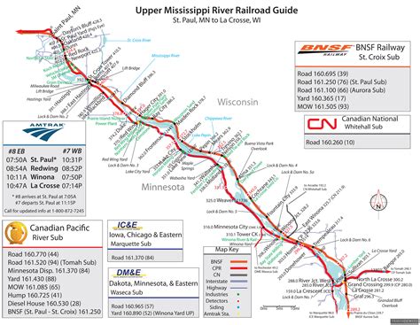 Railroad Map and Guide to Railfanning the Powder River Basin