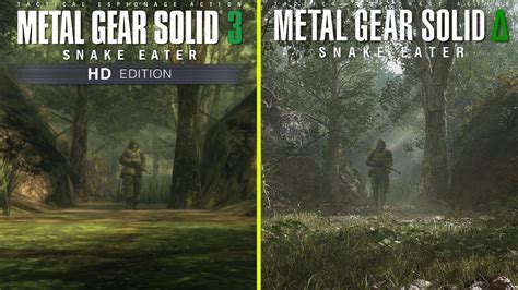 Metal Gear Solid 3 Remake vs Original Early Graphics Comparison ...