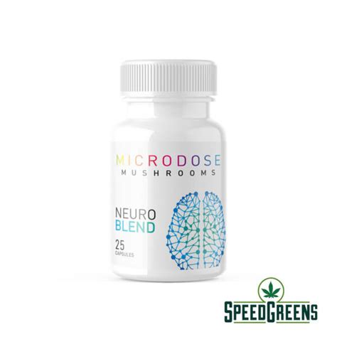 Microdose Mushrooms Organic NEURO BLEND Speed Greens