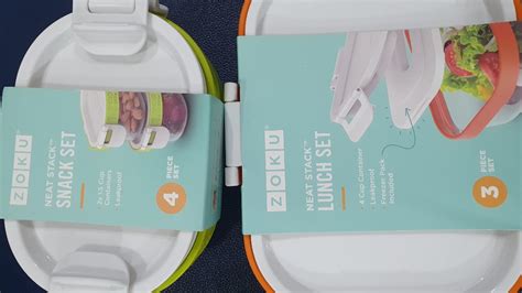 Zoku Lunch Set Freezer Pack And Snack Set Furniture Home Living