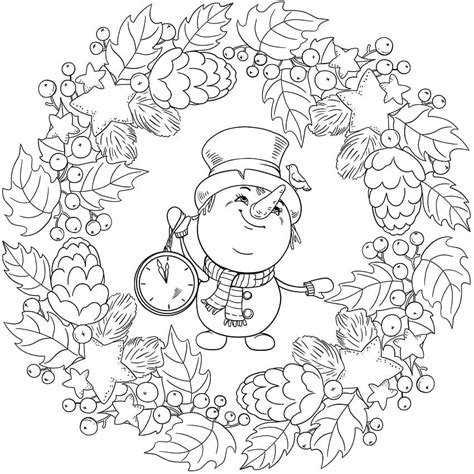 Desenhos De Mandala De Natal Para Colorir E Imprimir Colorironline