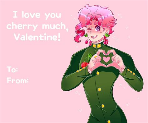 Jojo Bizarre Jojo S Bizarre Adventure Valentines Cards