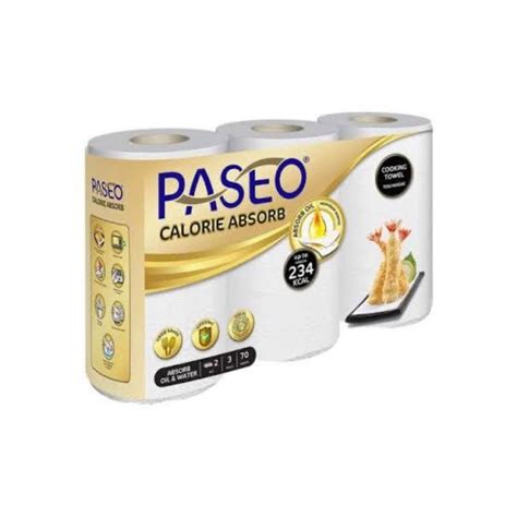 Jual Tisu Paseo Calorie Absorb Tisu Menyerap Minyak Roll Roll