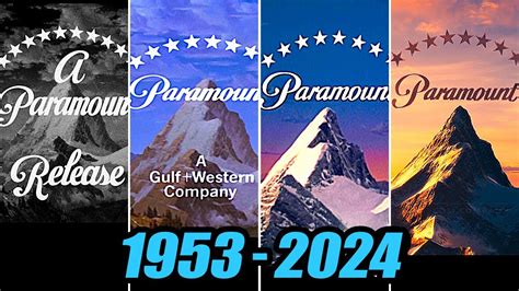 Evolution of Paramount logo | 1953-2024 - YouTube