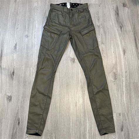 G Star Raw High G Shape Cargo Skinny Jeans Olive Depop