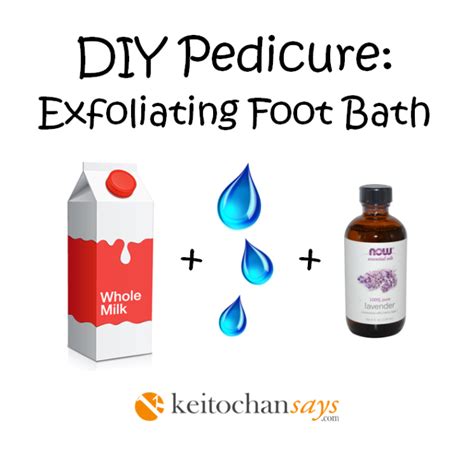 Keitochan Says: DIY Pedicure: Exfoliating Foot Bath