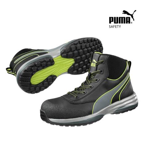 Zapatilla De Seguridad Rapid Green Mid Puma Grupo H Y M