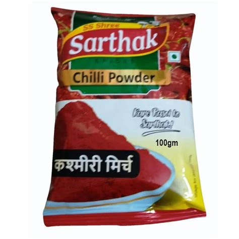 G Kashmiri Red Chilli Powder At Pack Kashmiri Mirch Powder In